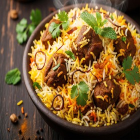 Arroz com Cubos de Borrego / Lamb Biryani / Rice